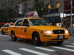 Taxicabs à New York
