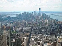 Observation deck of Empire State Building, New York City